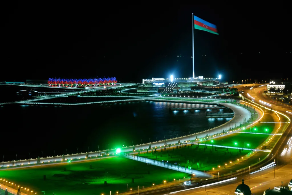 Baku City Circuit Flag Square