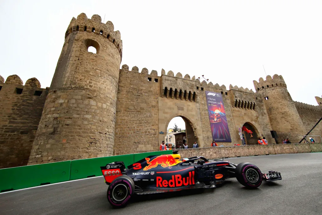 Baku City Circuit castle old city