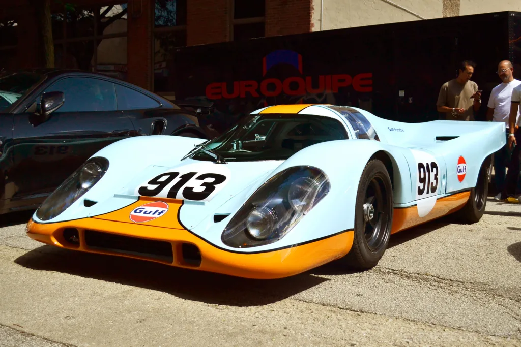 LeMans Gulf Porsche Checkeditout 2025
