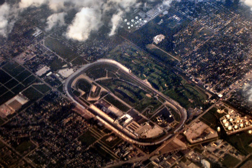 Indianapolis Motor Speedway bird view