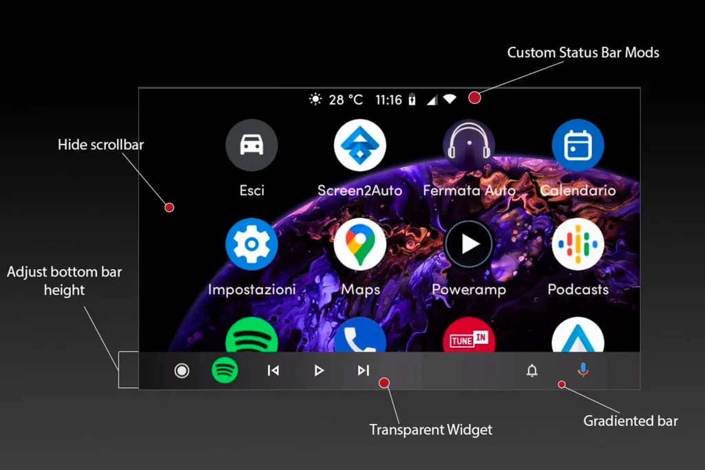 Android Auto Customization Tool