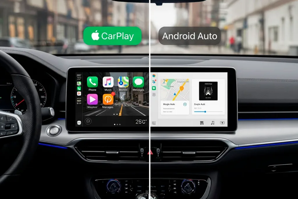 Apple CarPlay and Android Auto