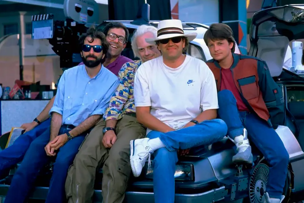 Back to the Future backstage