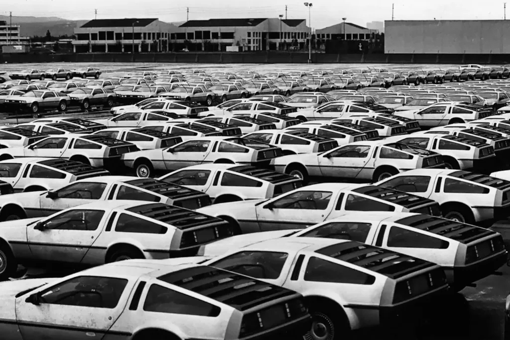 DeLorean automobiles - at the firm's Santa Ana facility