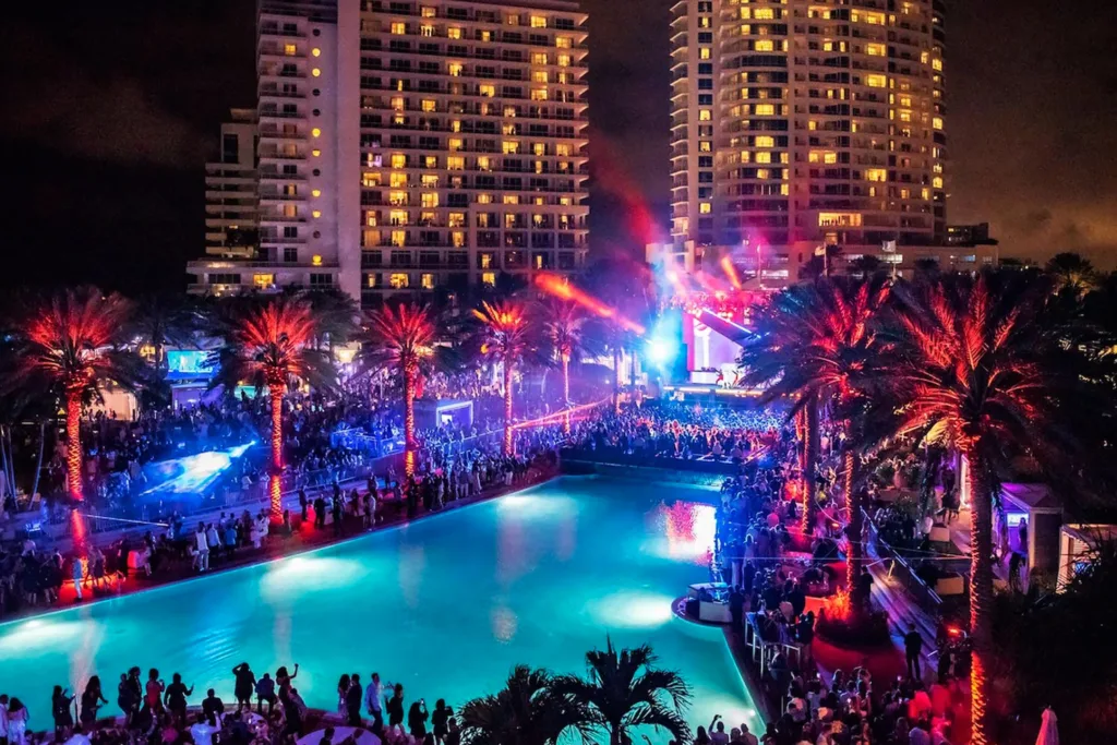 F1 Miami night party