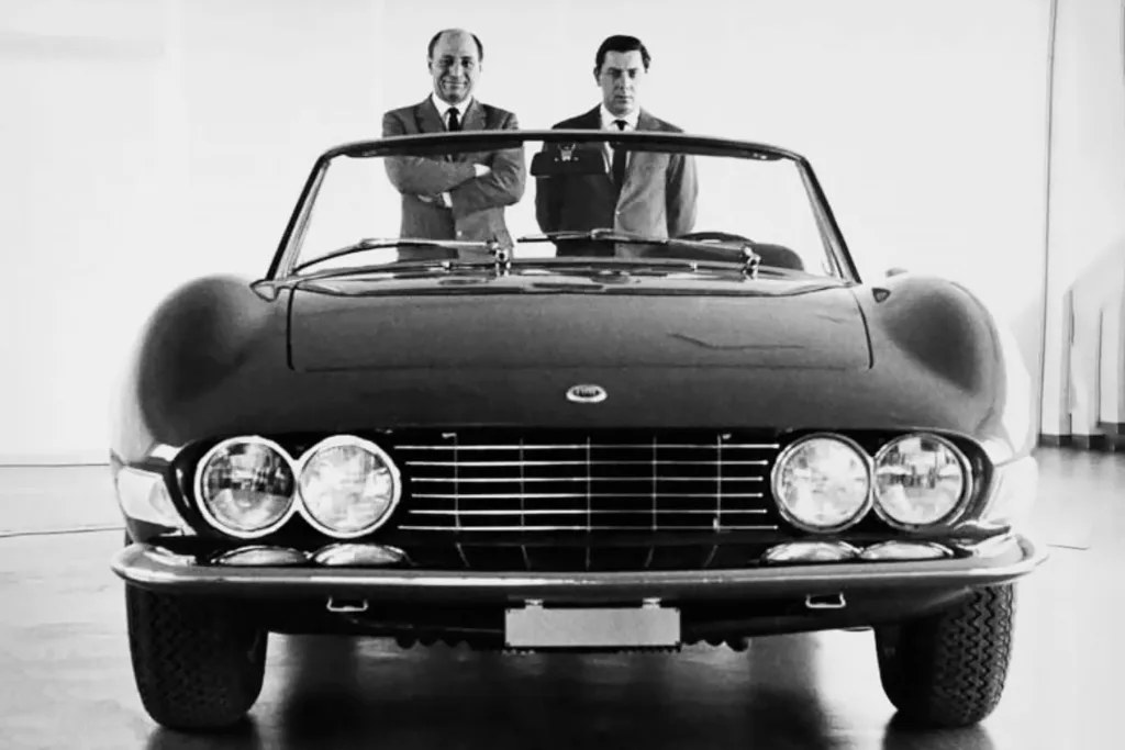 Renzo Carli and Sergio Pininfarina