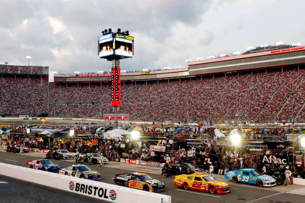 Bristol speedway pit lane