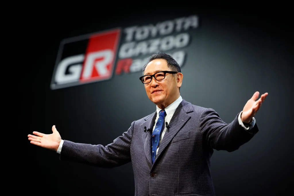 Akio Toyoda receives “The Golden Steering Wheel”