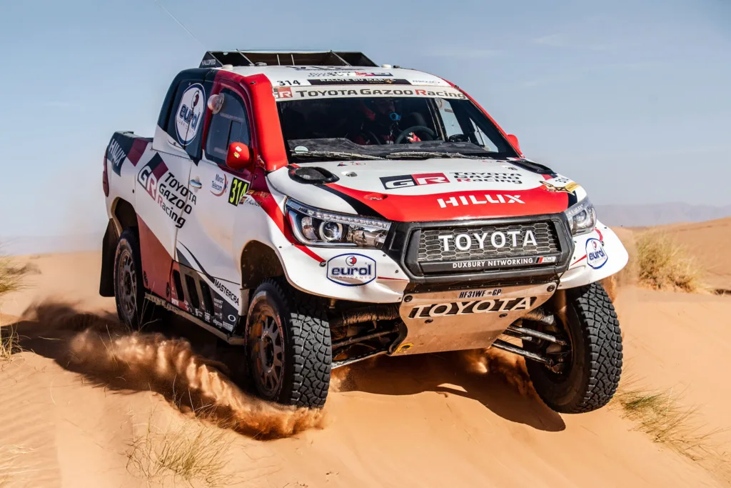 GR Hilux in the Dakar Rally, Fernando Alonso