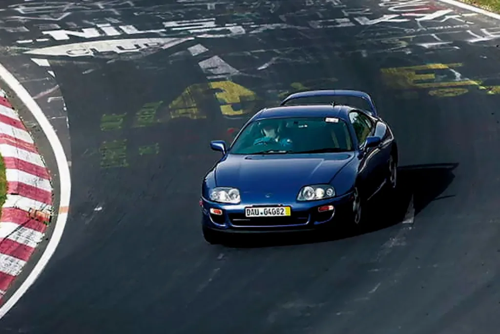 Morizo (Akio Toyoda) - racing Toyota Supra