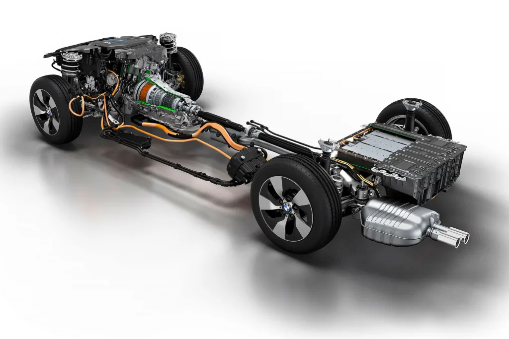 BMW hybrid powertrains