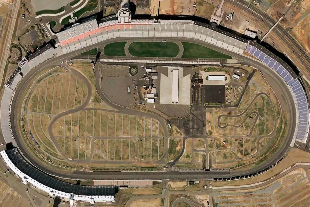 Charlotte Motor Speedway - 1.5-mile quad-oval track