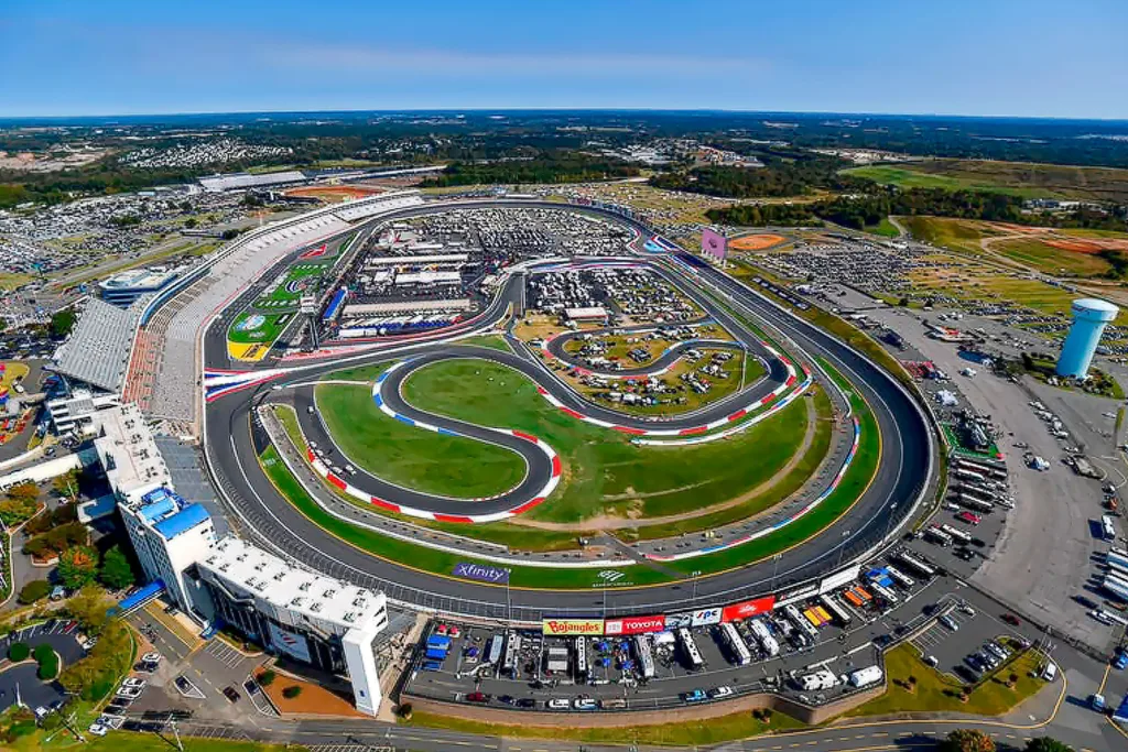 Charlotte Motor Speedway bird view