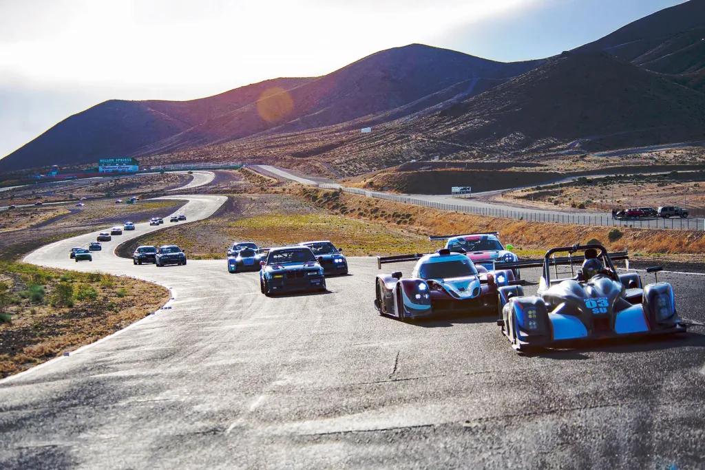 Willow Springs International - NASA cars