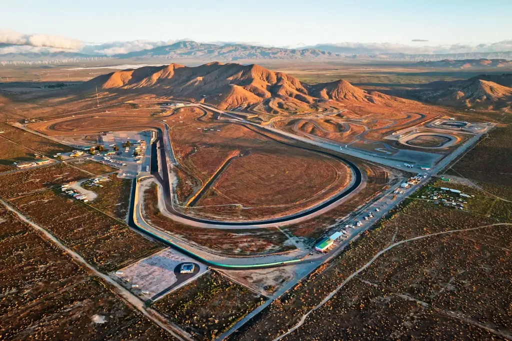Willow Springs International Raceway bird view